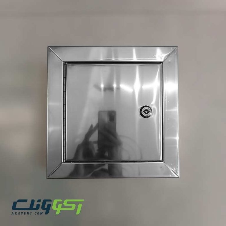 دریچه-بازدید-استیل-براق